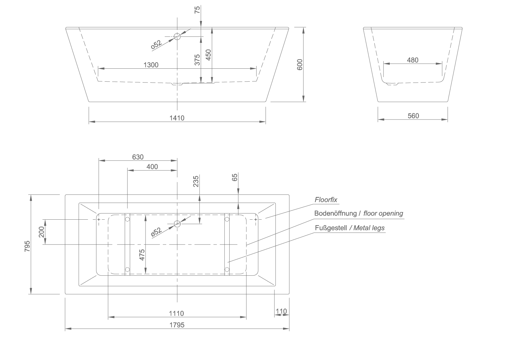 cube technical drawing cube technical drawing