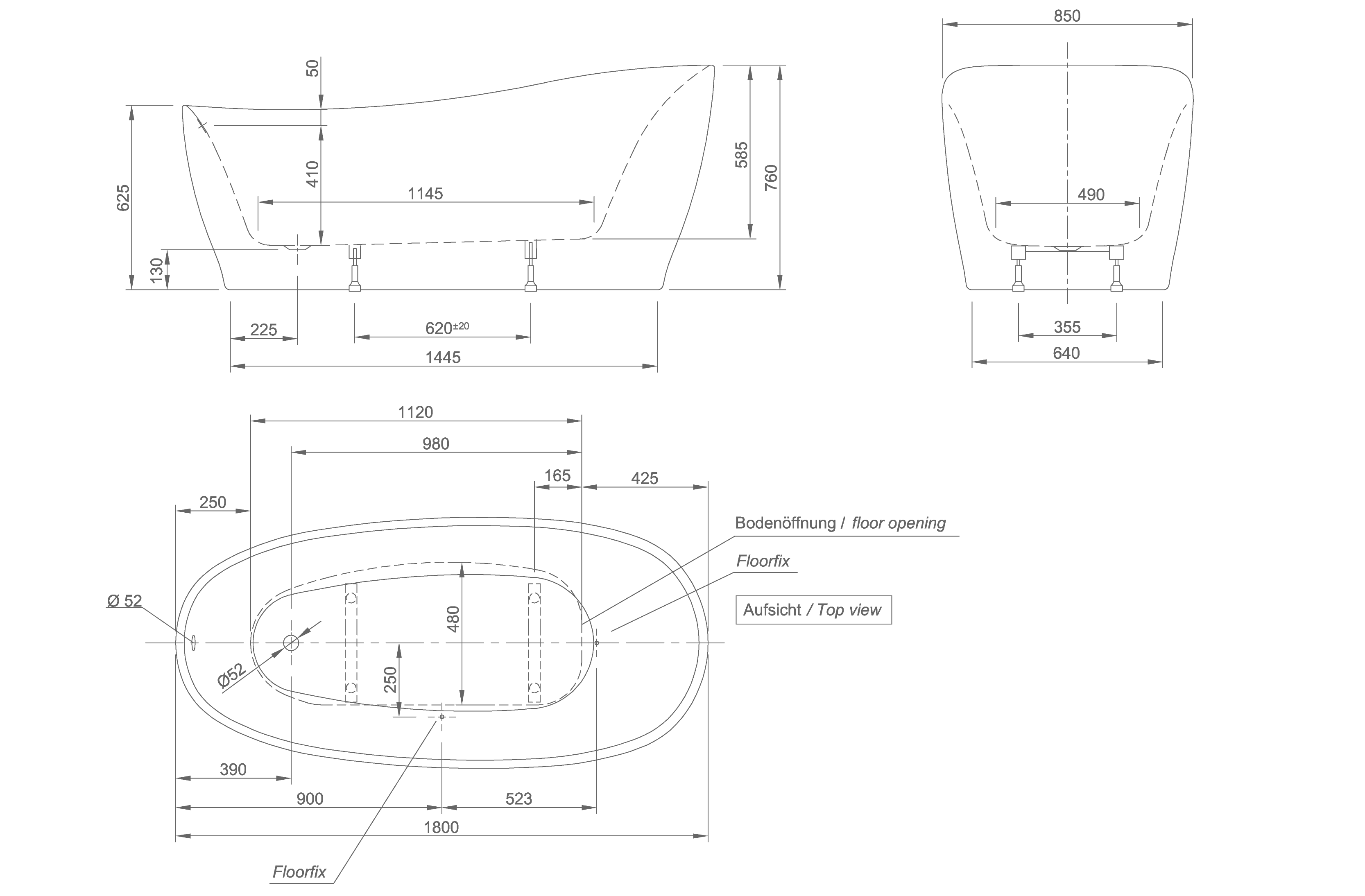 Relax technical drawing