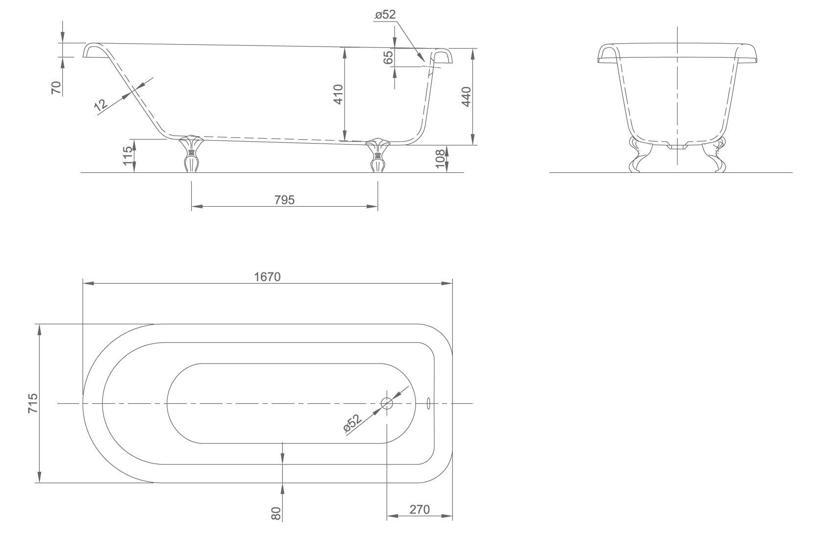 RollTopxl technical drawing RollTopxl technical drawing