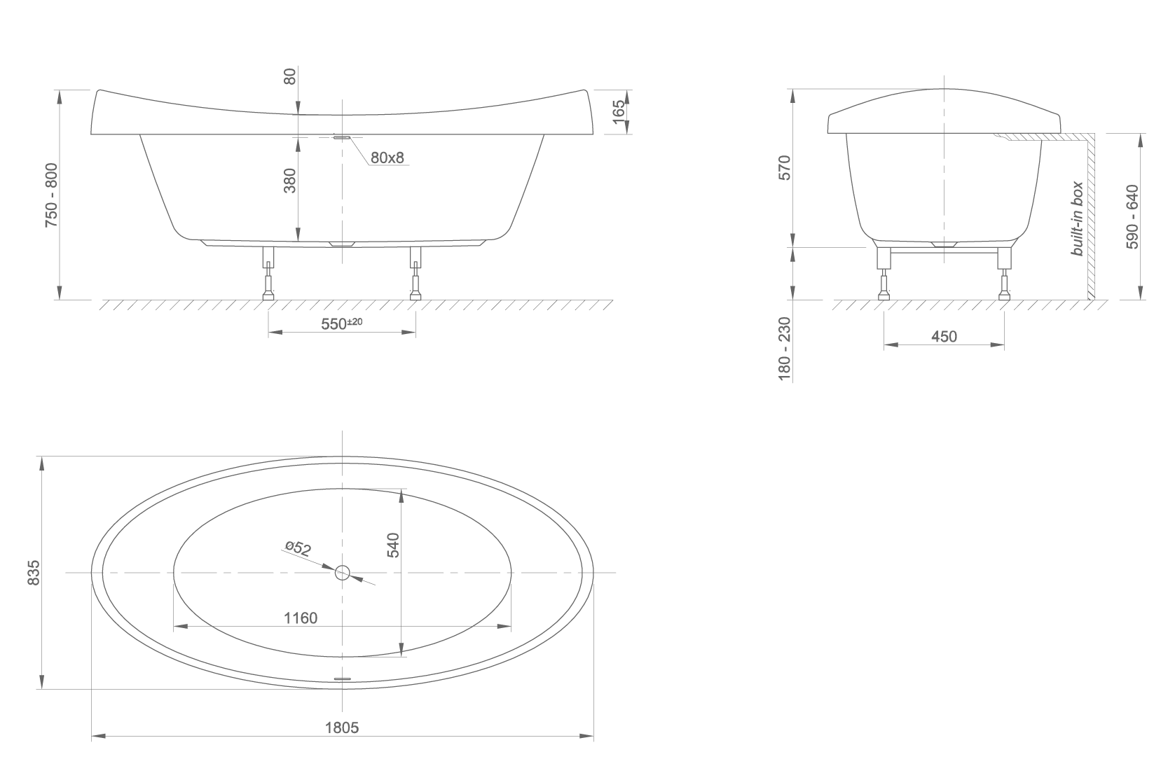 venicefit technical drawing