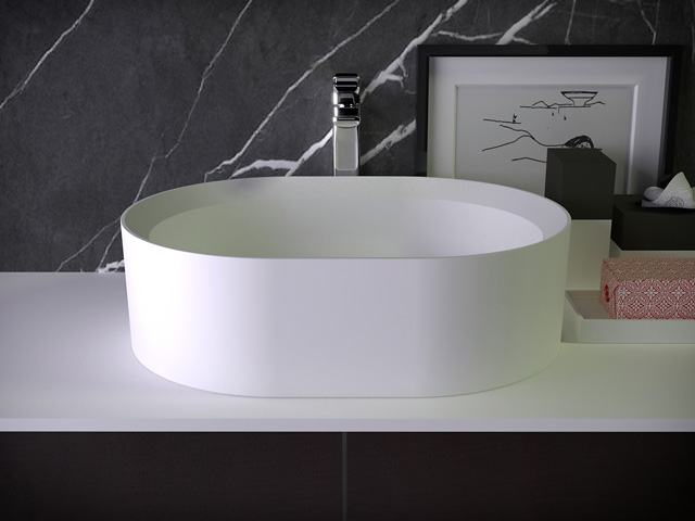 Pearl countertop washbasin