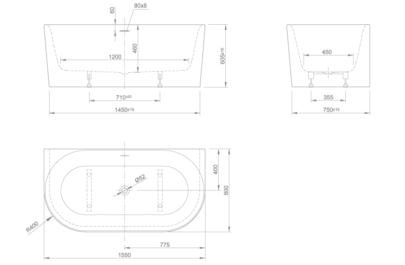 wall technical drawing