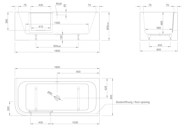 wall technical drawing