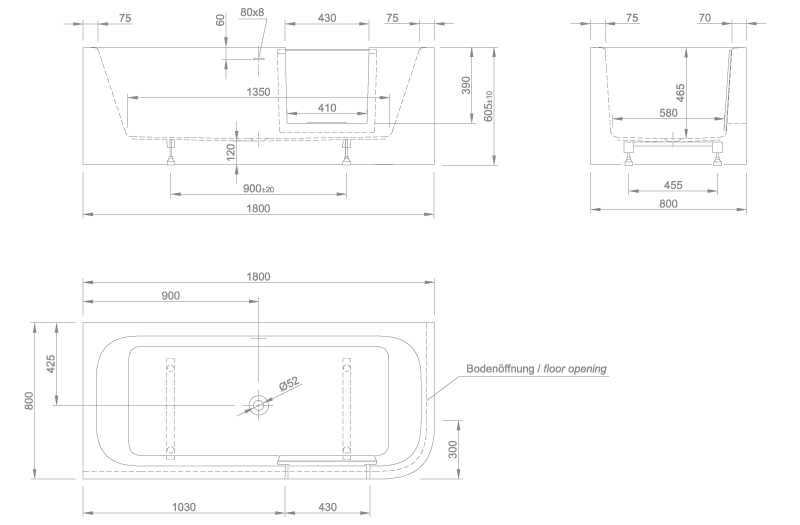 wall technical drawing