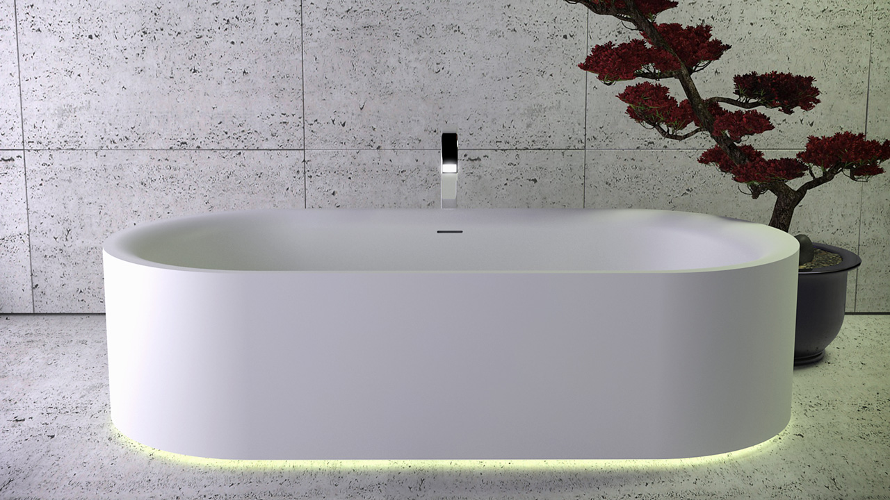 Moon freistehende Badewanne