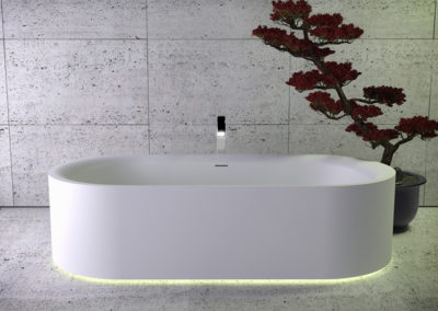 Moon freestanding bath