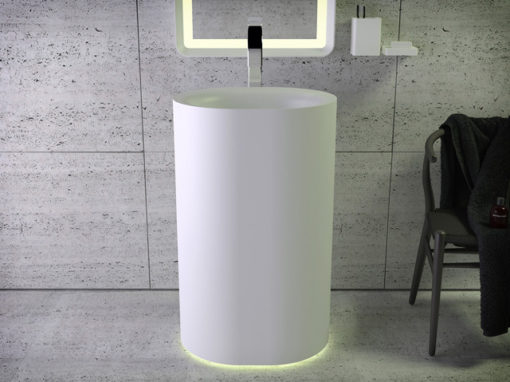 Moon free-standing washbasin