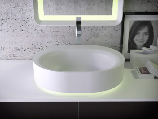 Moon countertop washbasin