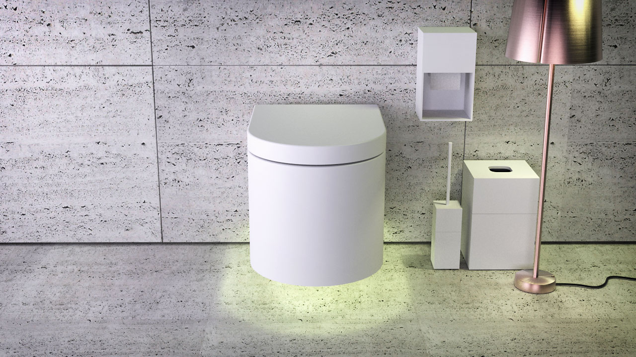 Moon WC wandmontiert