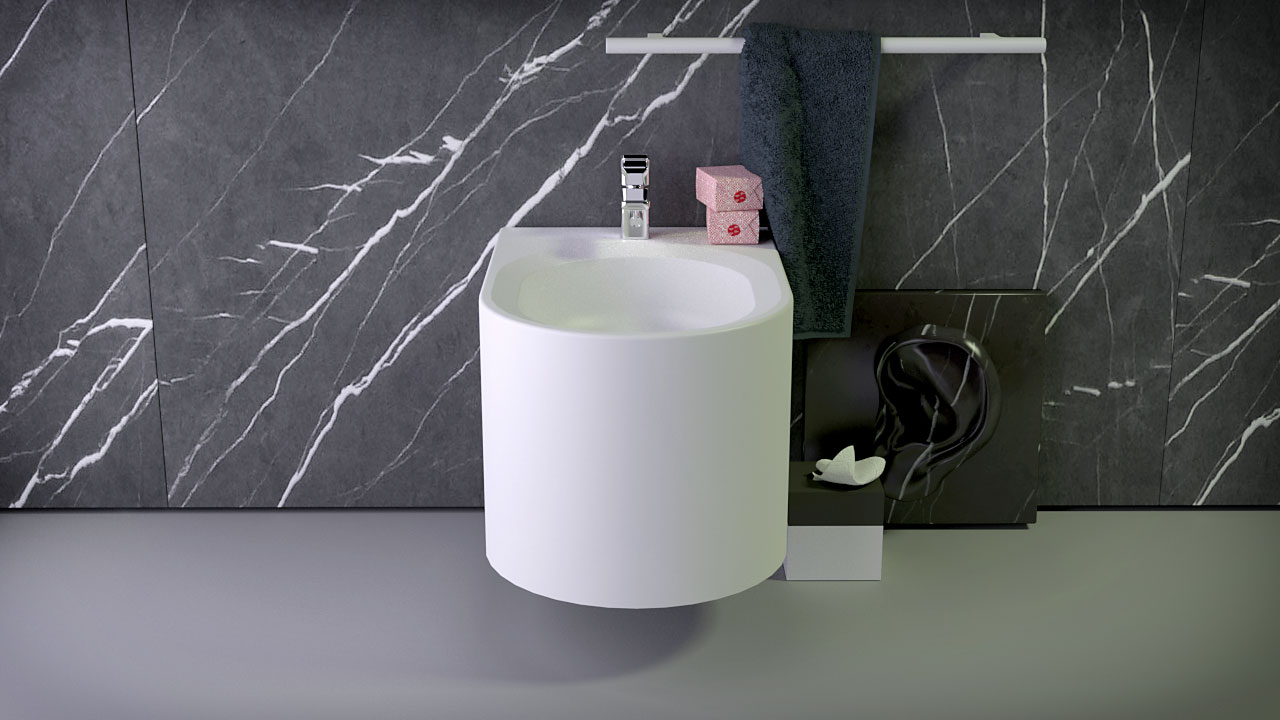 Pearl Bidet wandmontiert