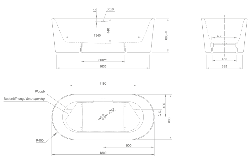 wall technical drawing