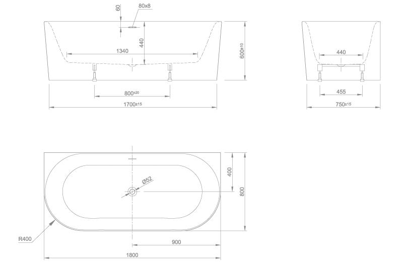 wall technical drawing