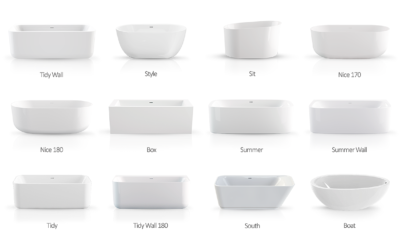 New Knief acrylic bathtub models in 2022