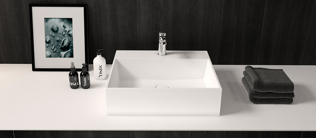 smart+ countertop washbasin 50
