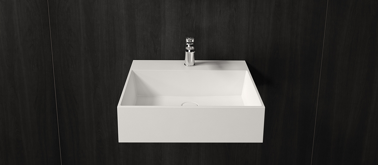 smart+ wall mounted washbasin 50