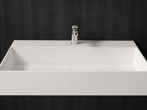 Smart+ wall-mounted washbasin 80