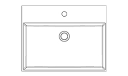 smart+ washbasin 60 wall mounted